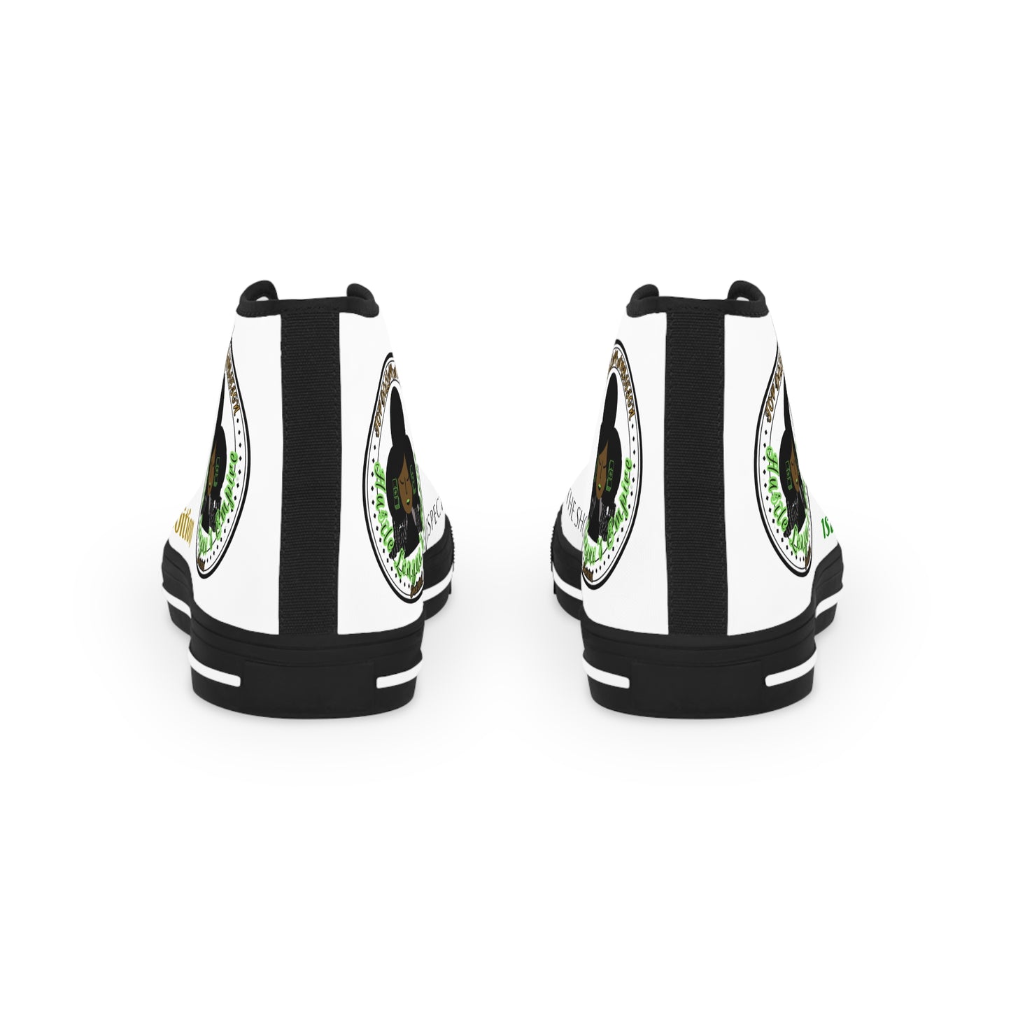 White HLE High Top Sneakers