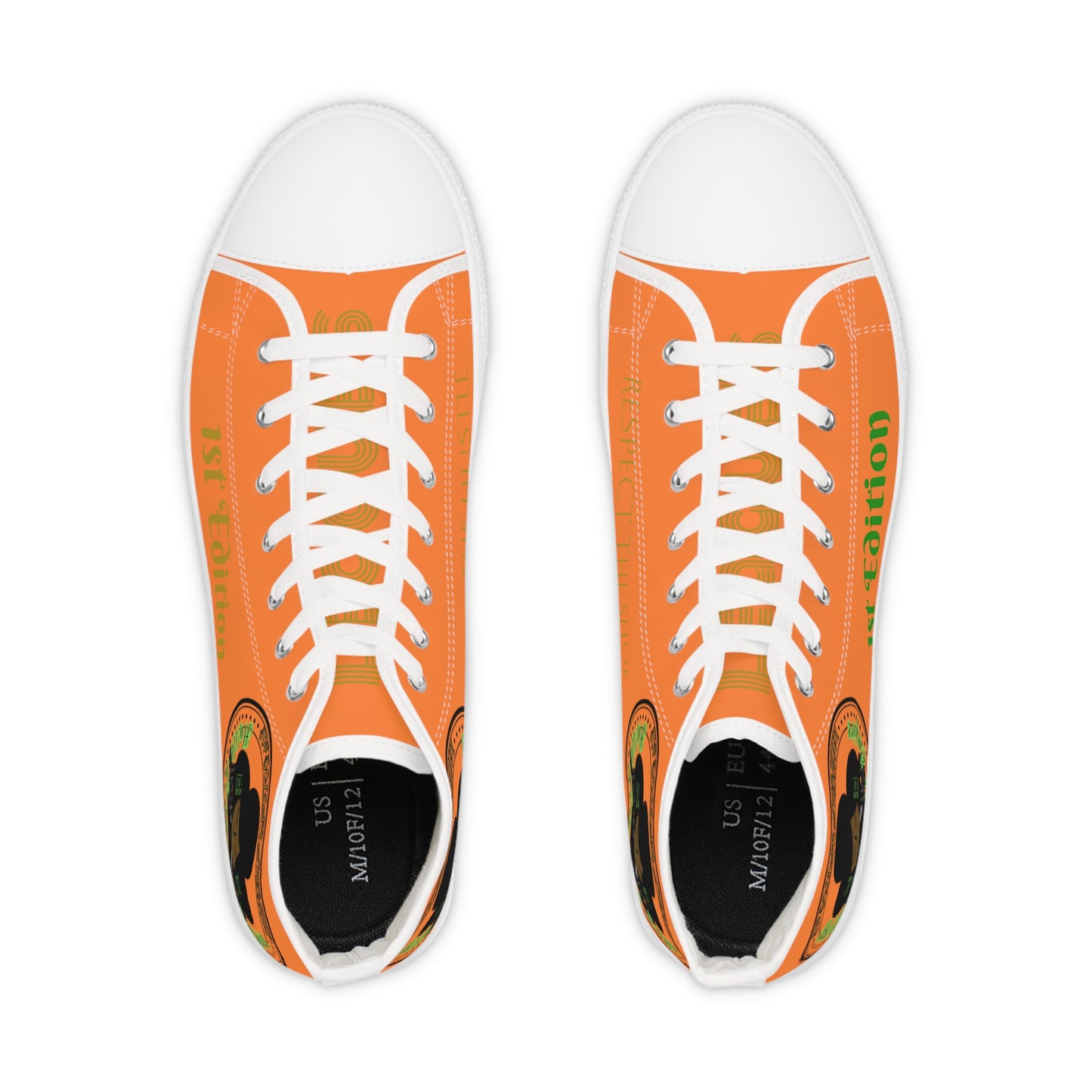 Orange HLE High Top Sneakers