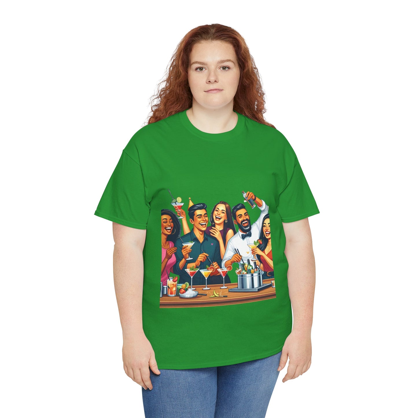 Hustle League Unisex Heavy Cotton Tee - Celebrate Friendship & Fun Nights Out