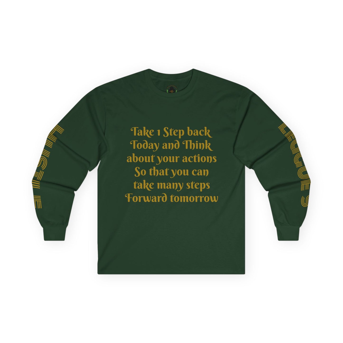 HLE Inspirational Long Sleeve Tee - Empowerment Quote & Graphic