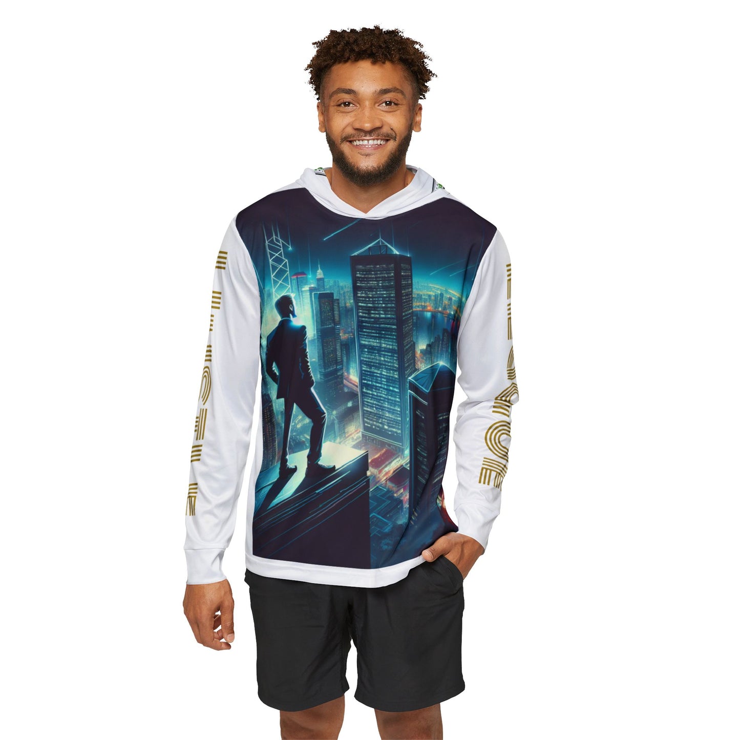 HLE Men's Sports Warmup Hoodie - Perfect for Athletes and Spiritual Seekers