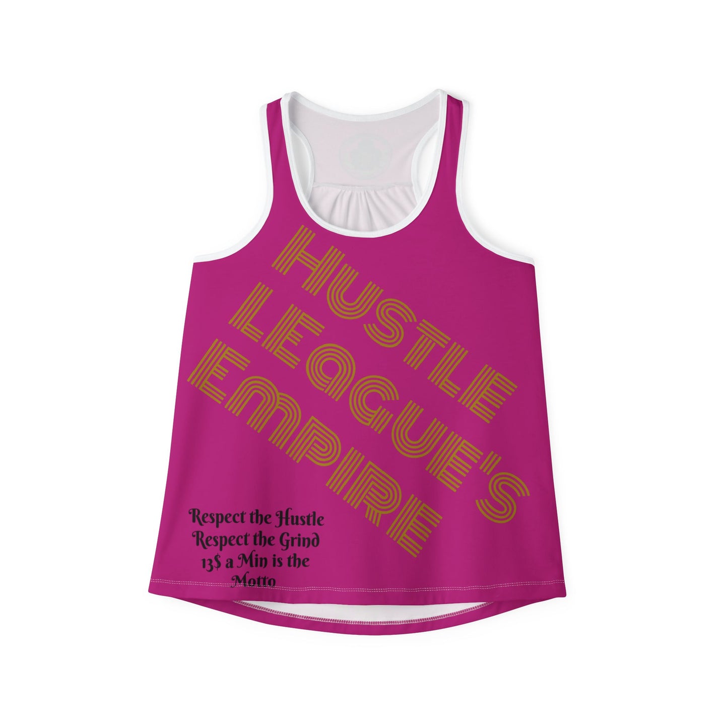 Women's Hustle League Empire Tank Top - Motivational Activewear for Fitness Enthusiasts
