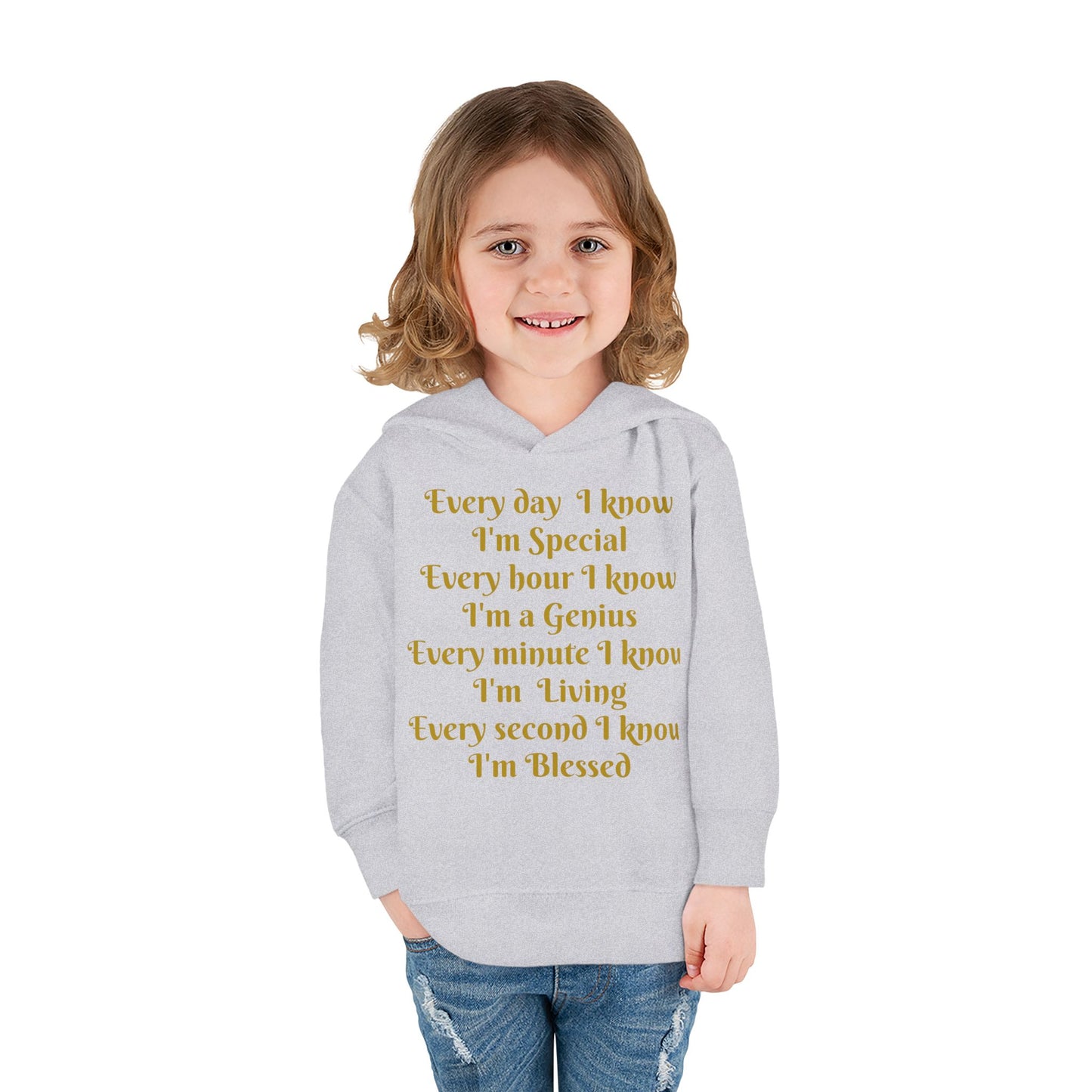 HLE Toddler Fleece Hoodie - Inspirational Design