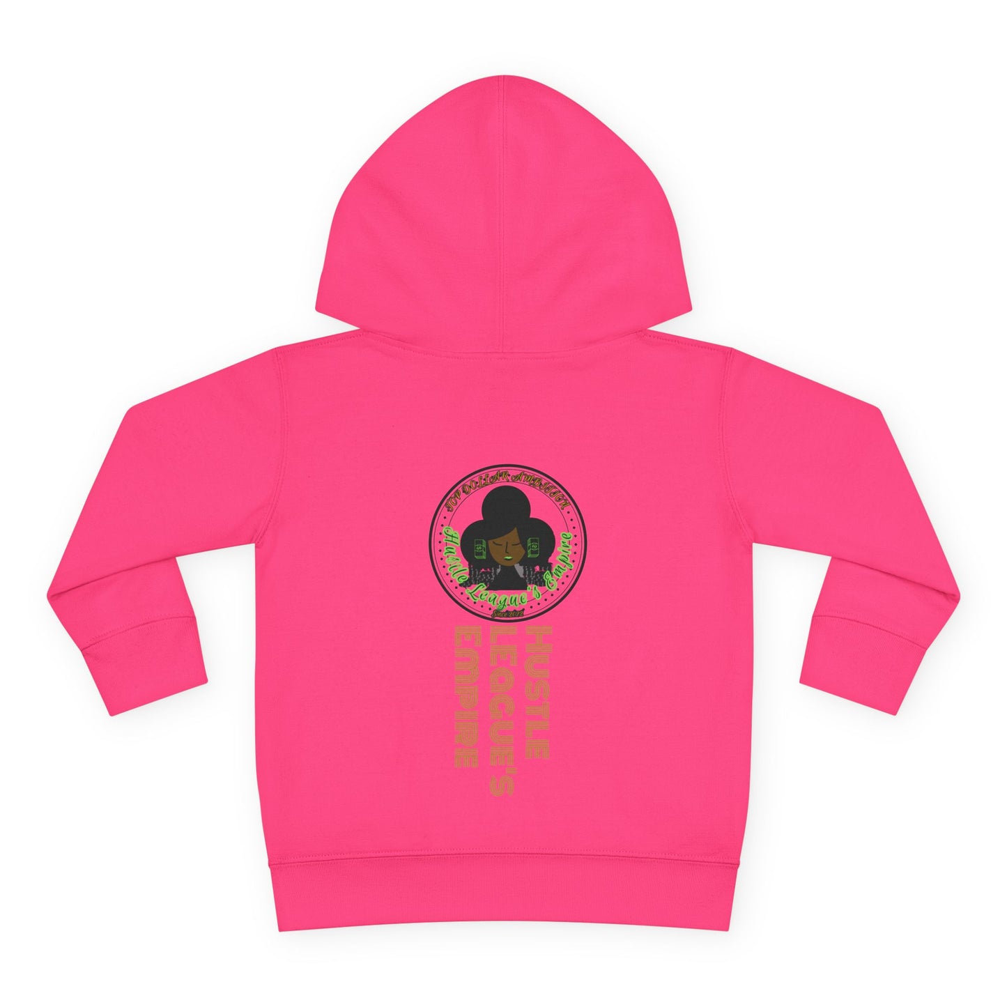 Empowering Toddler Fleece Hoodie - "I Eat Peer Pressure"