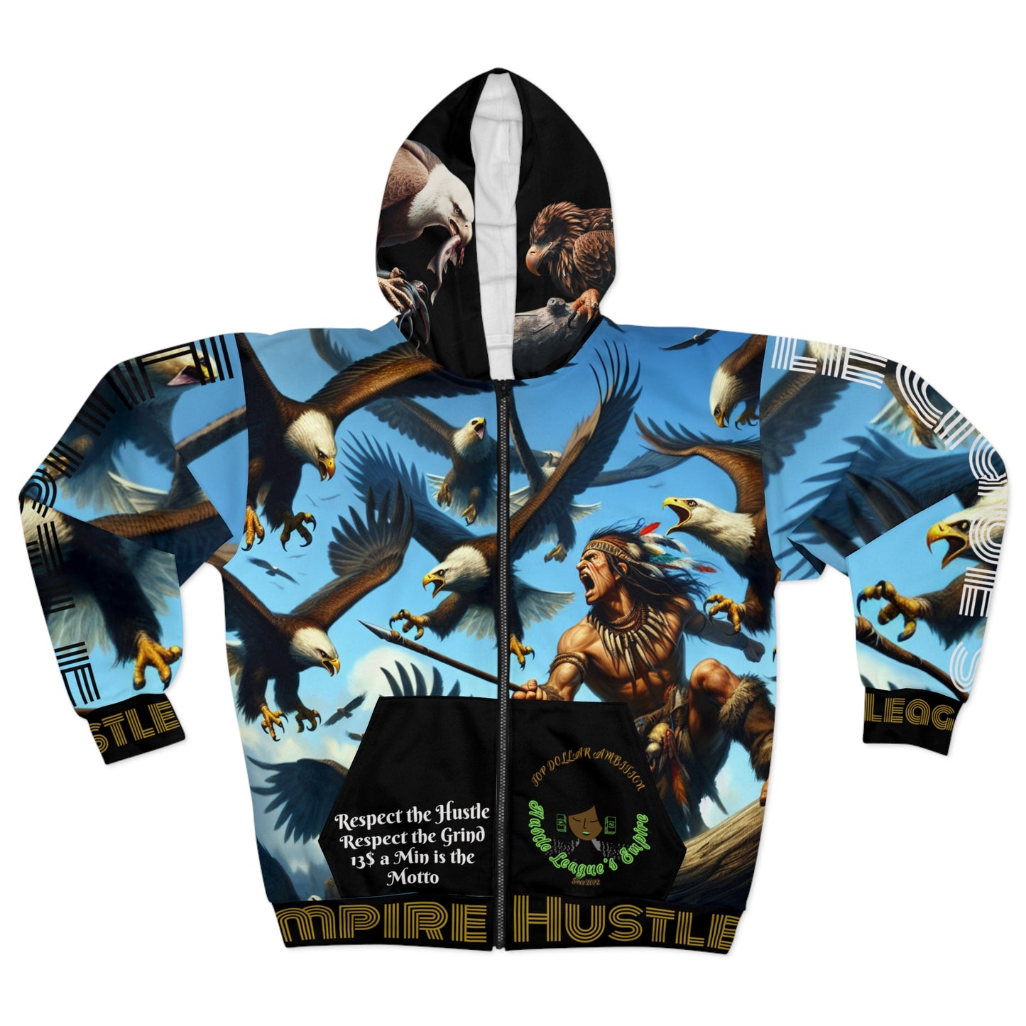 HLE Eagles Unisex Zip Hoodie