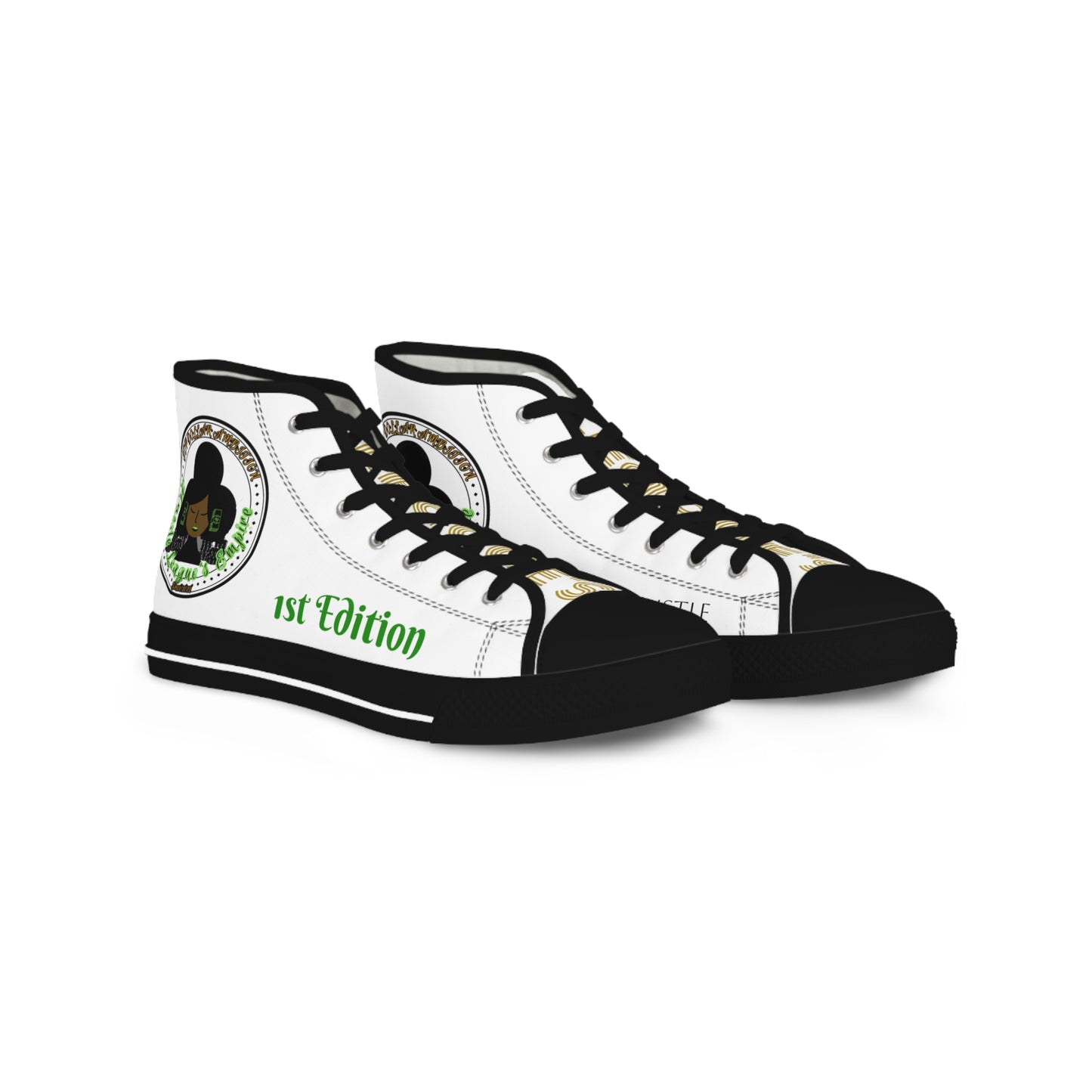 White HLE High Top Sneakers