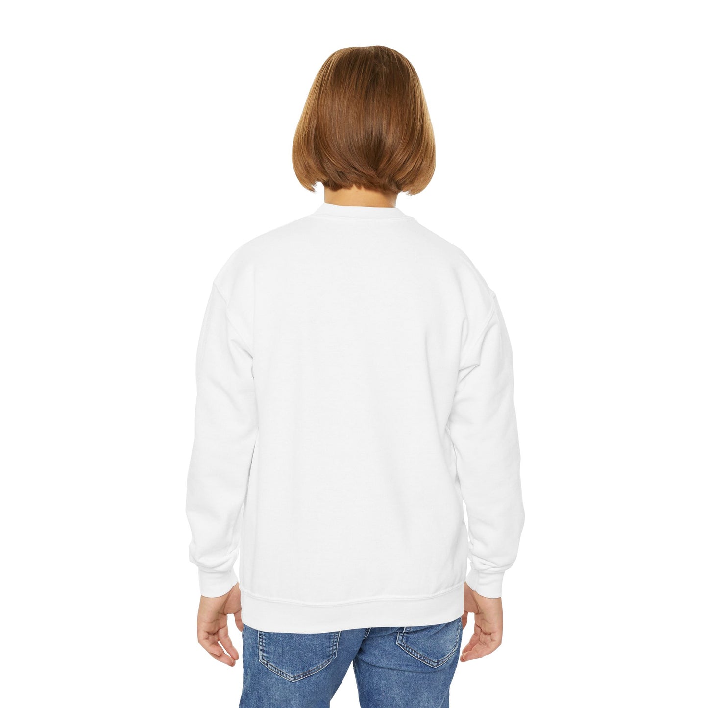 Sudadera de cuello redondo para jóvenes: diseño acogedor y divertido para niños