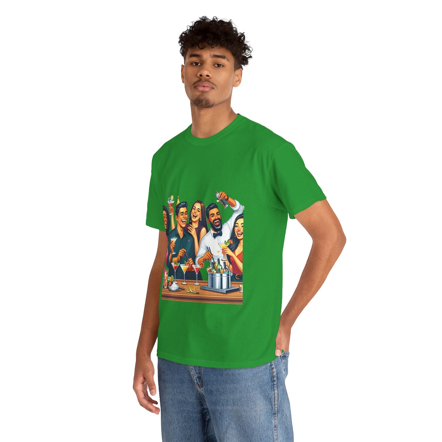 Hustle League Unisex Heavy Cotton Tee - Celebrate Friendship & Fun Nights Out