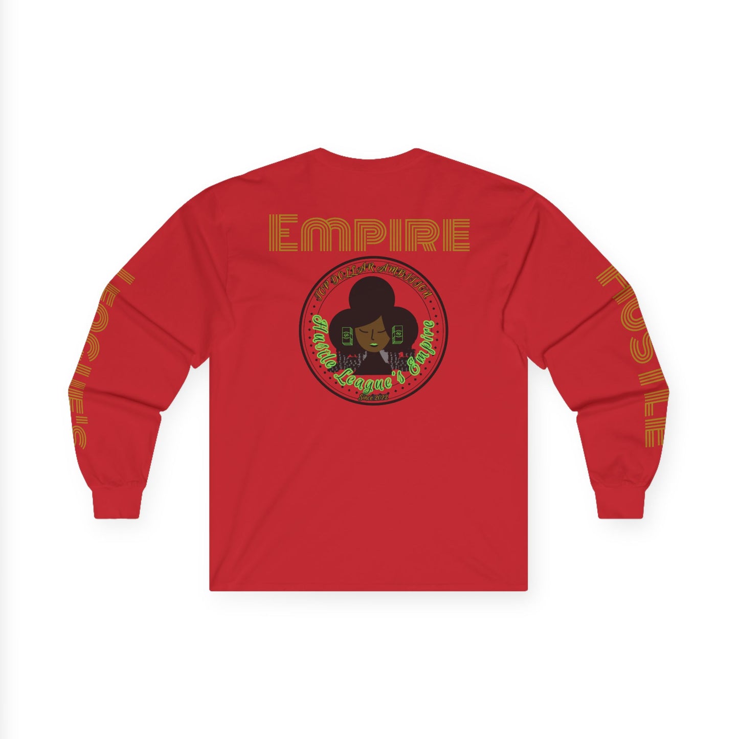 HLE Inspirational Long Sleeve Tee - Empowerment Quote & Graphic