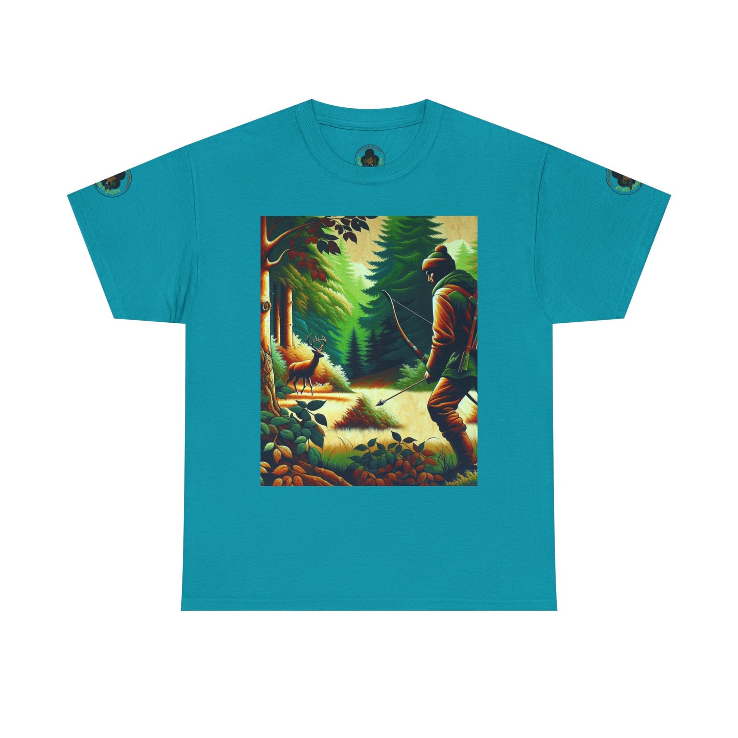Hustle League's Empire Unisex Heavy Cotton Tee - Vintage Hunting Graphic T-Shirt