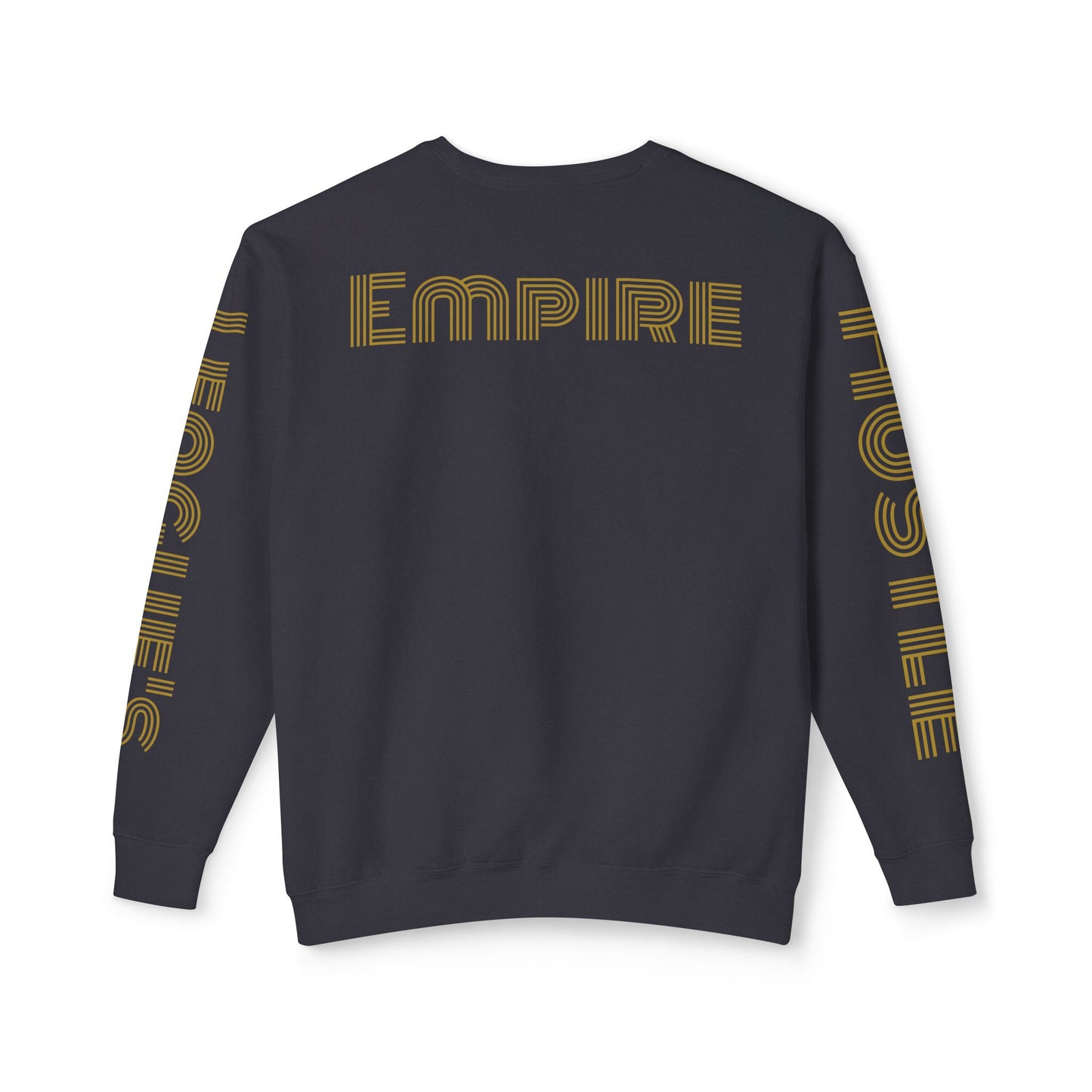 Unisex Lightweight Crewneck Sweatshirt - 'Empire Hustle' Urban Art Design