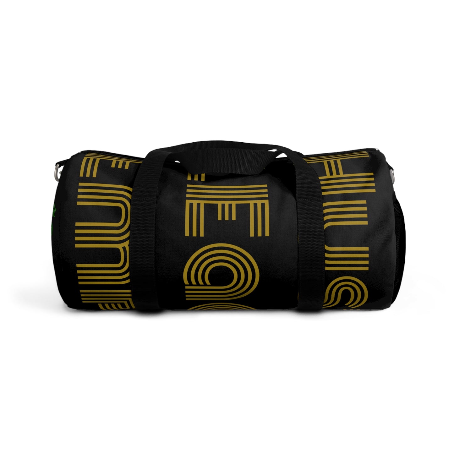 HLE Black Duffel Bag- Perfect for Travel and Gym