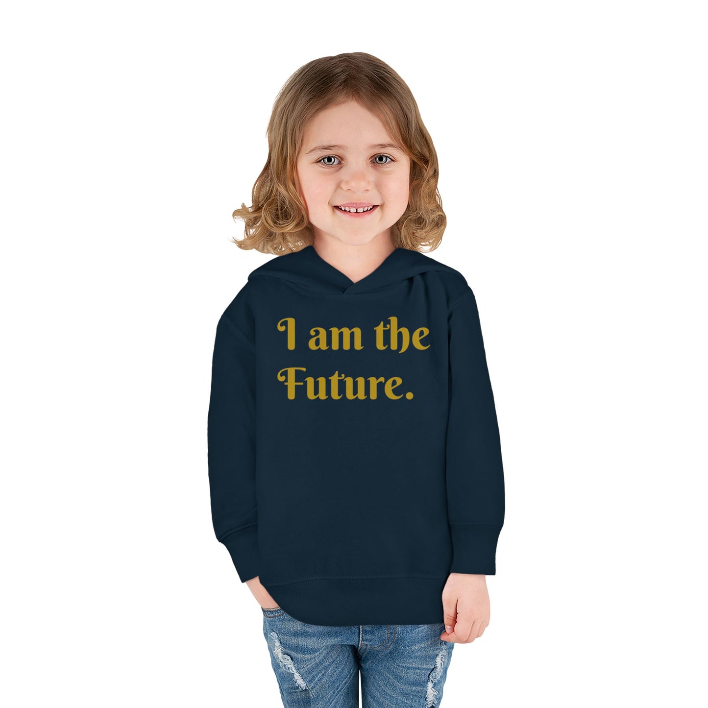 HLE Toddler Fleece Hoodie - I Am the Future & Hustle's League Design