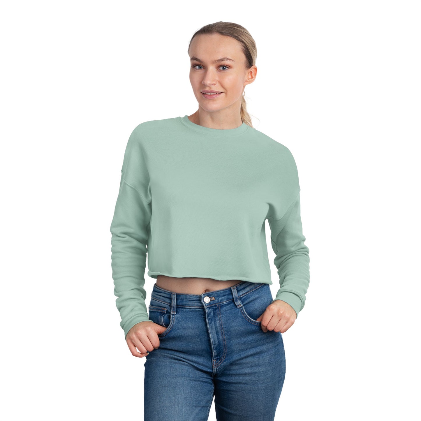 Sudadera corta HLE para mujer
