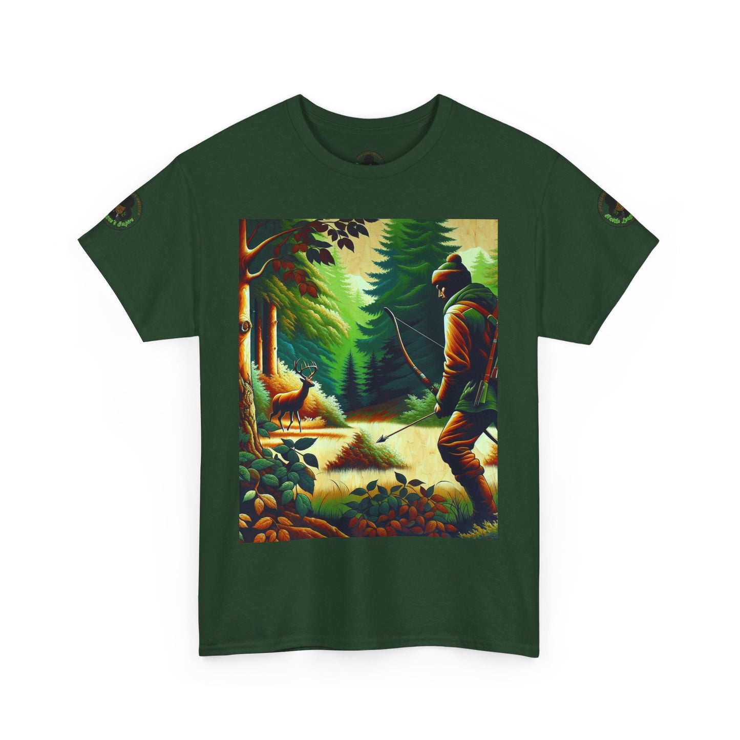 Hustle League's Empire Unisex Heavy Cotton Tee - Vintage Hunting Graphic T-Shirt
