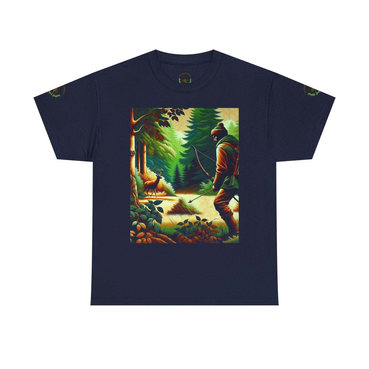 Hustle League's Empire Unisex Heavy Cotton Tee - Vintage Hunting Graphic T-Shirt