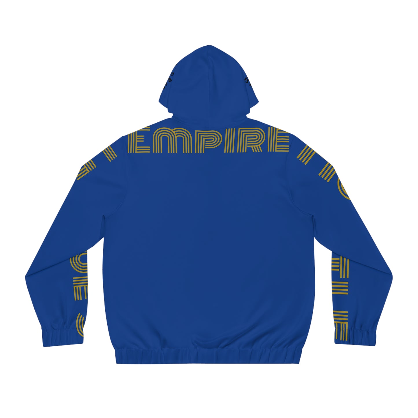 Dark Blue Full-Zip Hoodie for Men
