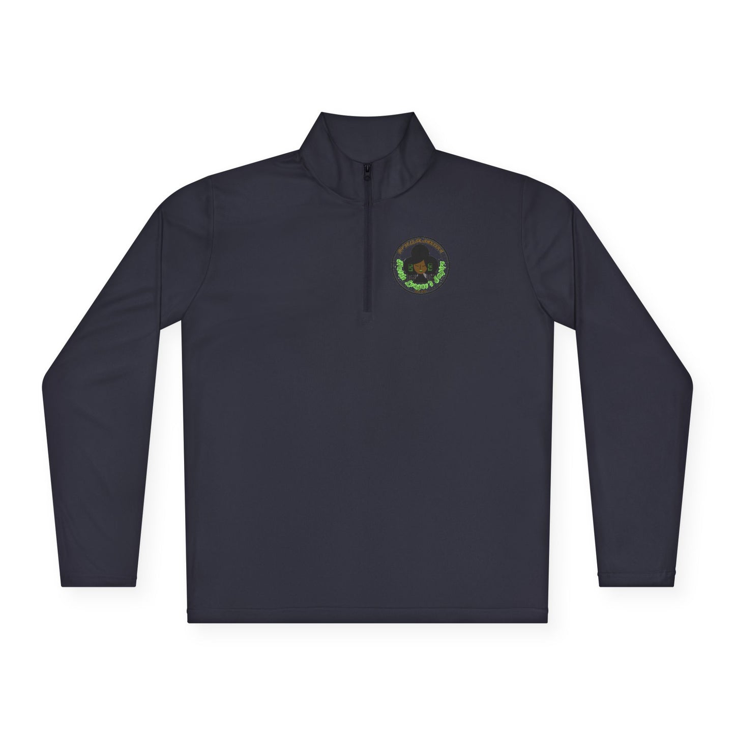 Unisex Quarter-Zip Pullover - Hustle Empire with Motivational Quotes