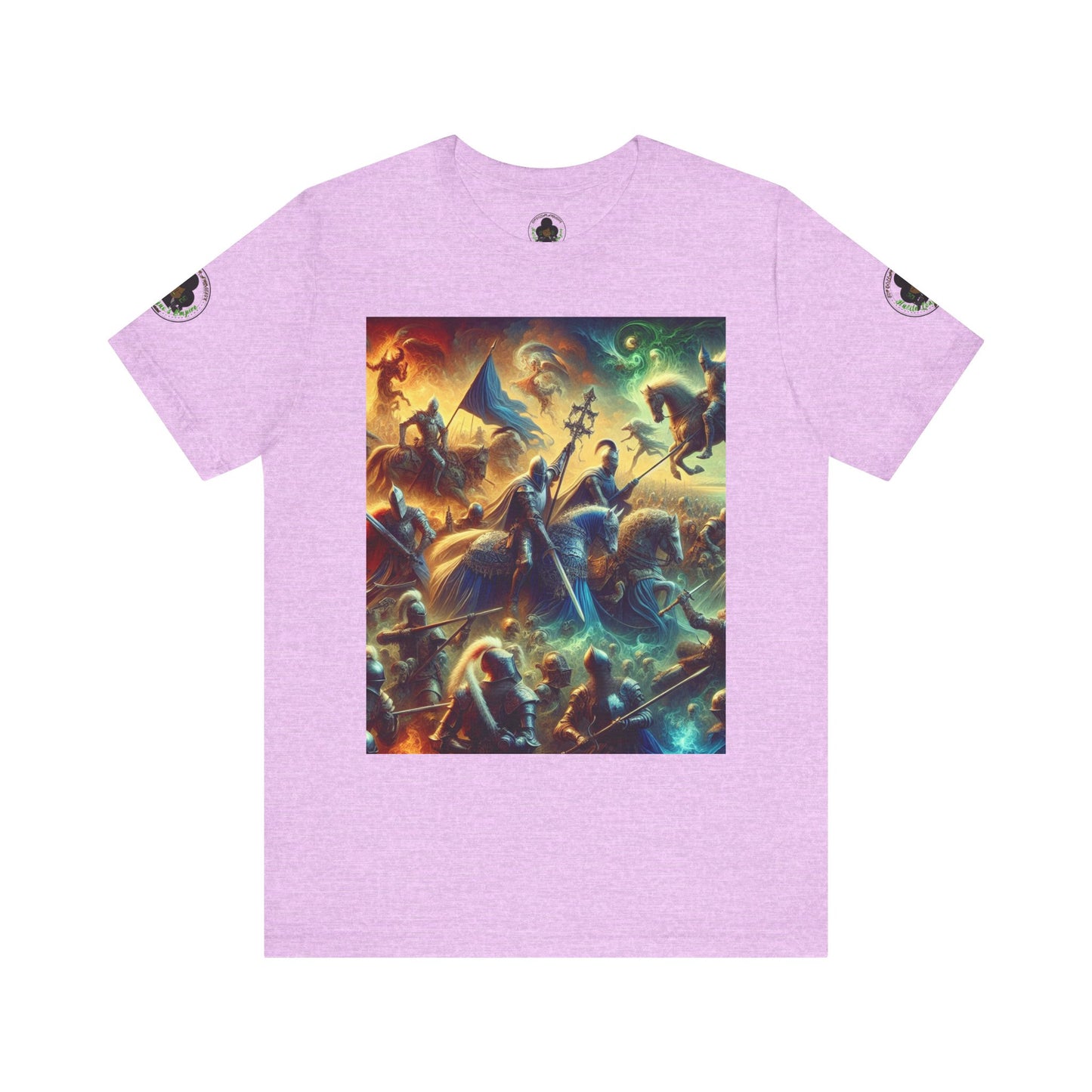 Camiseta unisex Epic HLE: gráfico llamativo en la parte delantera y motivación en la espalda
