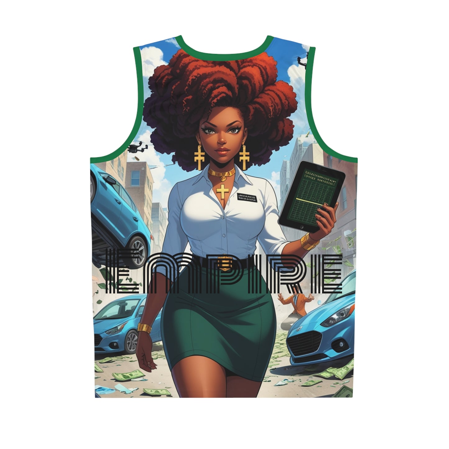 HLE Basketball Jersey - Bold Graphic Design for Sports and Style