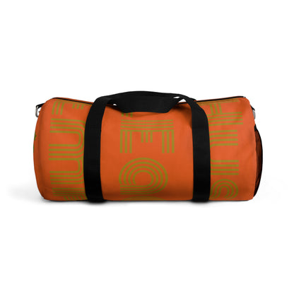 Orange Duffel Bag- Perfect for Travel and Gym