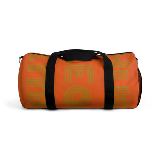 Orange Duffel Bag- Perfect for Travel and Gym