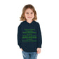 Empowering Toddler Fleece Hoodie - "I Eat Peer Pressure"