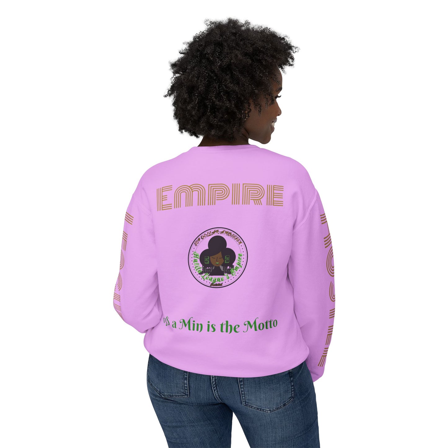 Sudadera unisex ligera con cuello redondo de HLE: de iniciar incendios a construir imperios