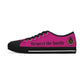 Pink HLE Women Low Top Sneakers - &Respect the Hustle Design