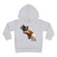 Cute Bear Toddler Hoodie - Cozy Fleece Pullover with 'Hustle' Design
