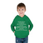 Empowering Toddler Fleece Hoodie - "I Eat Peer Pressure"