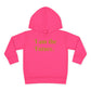 HLE Toddler Fleece Hoodie - I Am the Future & Hustle's League Design