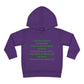 Empowering Toddler Fleece Hoodie - "I Eat Peer Pressure"