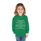 Empowering Toddler Fleece Hoodie - "I Eat Peer Pressure"