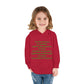 Empowering Toddler Fleece Hoodie - "I Eat Peer Pressure"