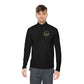 Unisex Quarter-Zip Pullover - Hustle Empire with Motivational Quotes