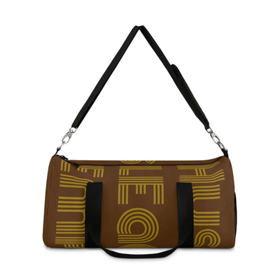 HLE Brown Duffel Bag- Perfect for Travel and Gym