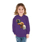 Cute Bear Toddler Hoodie - Cozy Fleece Pullover with 'Hustle' Design