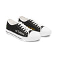 Black HLE Women Low Top Sneakers - &Respect the Hustle Design