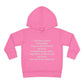 Empowering Toddler Fleece Hoodie - "I Eat Peer Pressure"
