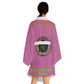 Light Pink HLE Long Sleeve Kimono Robe - Hustlers Cherish Them - Respect the Hustle - Perfect for Relaxation and Self-Care