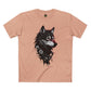 HLE Wild Spirit Graphic Tee - Fierce Wolf & Tiger Design