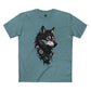 HLE Wild Spirit Graphic Tee - Fierce Wolf & Tiger Design