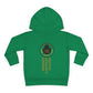 Empowering Toddler Fleece Hoodie - "I Eat Peer Pressure"