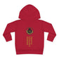 Cute Bear Toddler Hoodie - Cozy Fleece Pullover with 'Hustle' Design