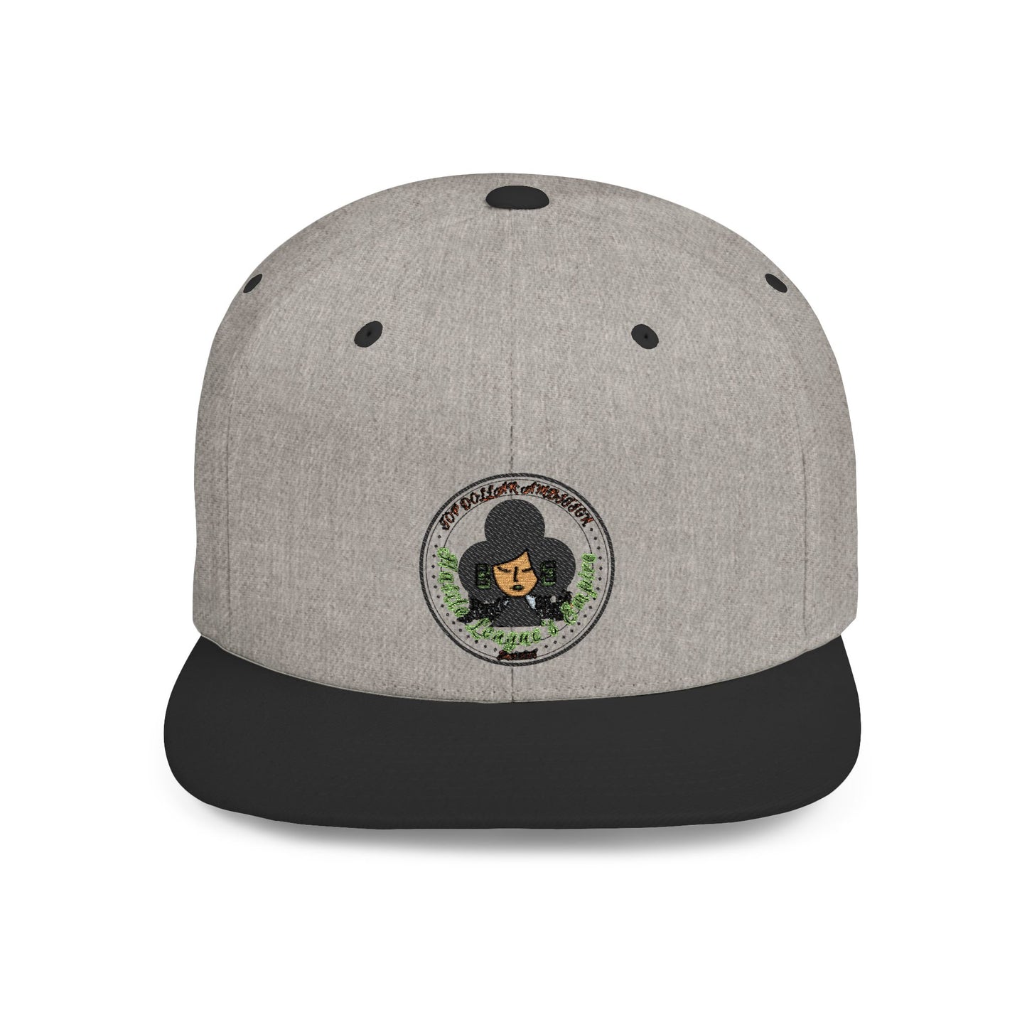 HLE Flat Bill Snapback Hat - Stylish, Trendy Cap for Everyday Wear