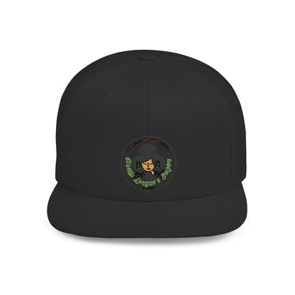 HLE Flat Bill Snapback Hat - Stylish, Trendy Cap for Everyday Wear