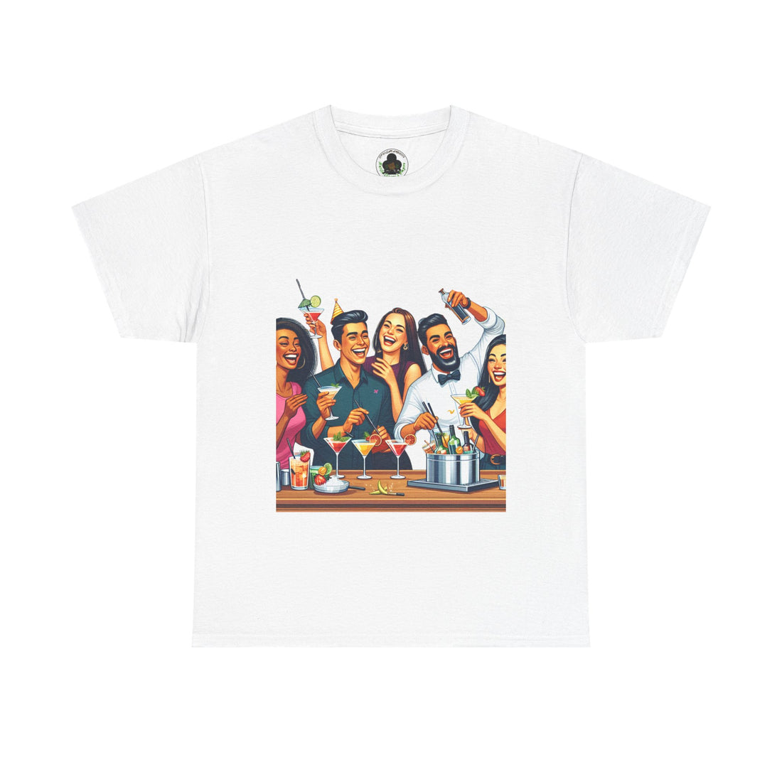 Hustle League Unisex Heavy Cotton Tee - Celebrate Friendship & Fun Nights Out
