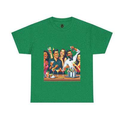 Hustle League Unisex Heavy Cotton Tee - Celebrate Friendship & Fun Nights Out
