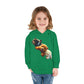 Cute Bear Toddler Hoodie - Cozy Fleece Pullover with 'Hustle' Design